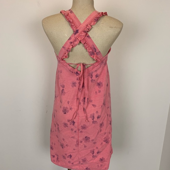 Urban Renewal Pink Flower Print Dress - Picture 4 of 6